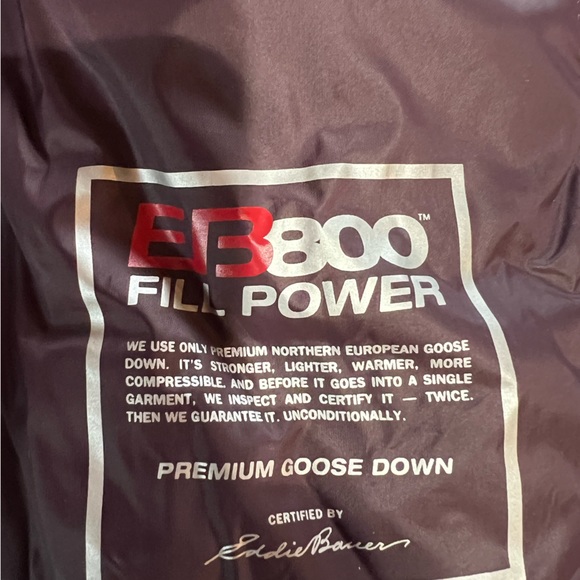 EUC Eddie Bauer First Ascent EB800 Whittaker Mountaineering Down Vest, Size L - Picture 7 of 9